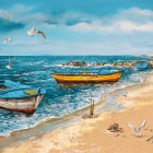 Puzzle - Castorland - Poranek nad morzem