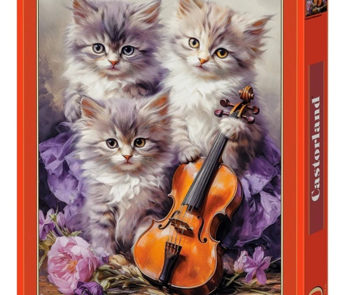 Puzzle - Castorland - Muzyczne kocięta