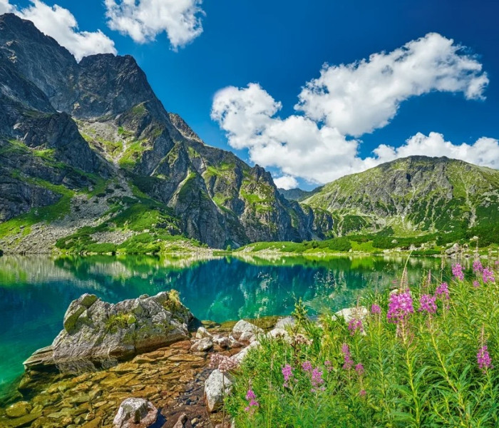 Puzzle - Castorland - Czarny Staw pod Rysami, Tatry, Polska