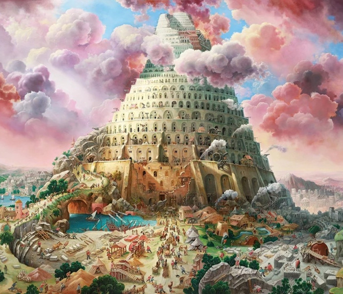 Puzzle - Castorland - Wieża Babel
