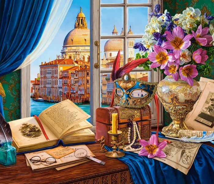 Puzzle - Castorland - Wenecka martwa natura