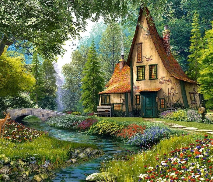 Puzzle - Castorland - Domek Grzybowy