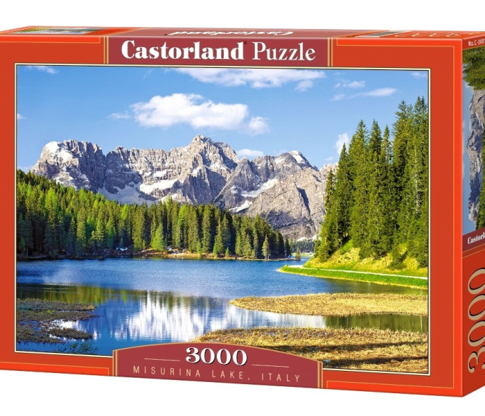 Puzzle - Castorland - Jezioro Misurina, Włochy