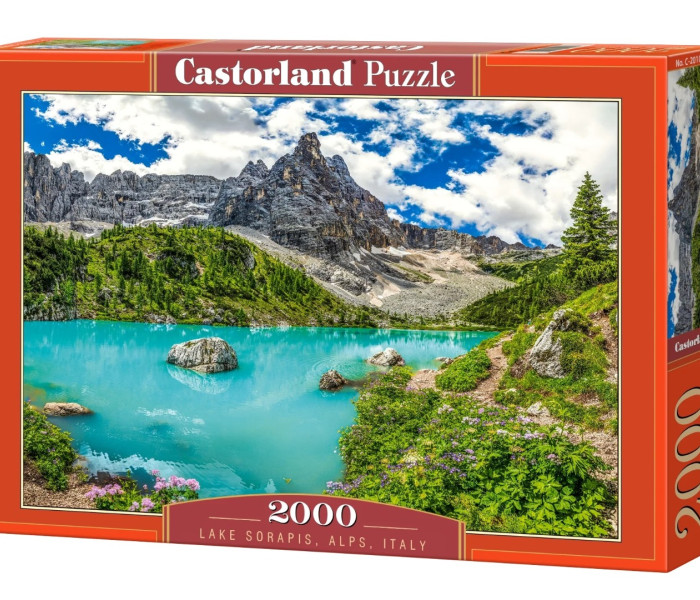 Puzzle - Castorland - Jezioro Sorapis, Alpy, Włochy