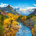 Puzzle - Castorland - Jesień w Parku Narodowym Zion, USA