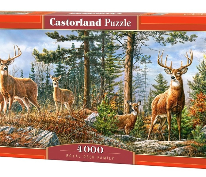 Puzzle - Castorland - Królewska rodzina jeleni