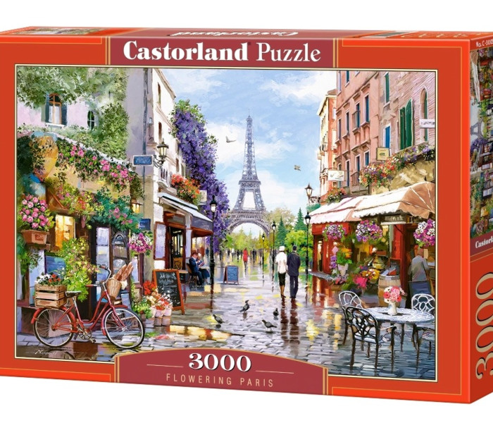 Puzzle - Castorland - Kwitnący Paryż