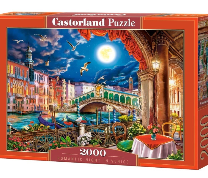 Puzzle - Castorland - Romantyczna noc w Wenecji