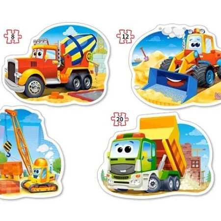 Pojazdy budowlane - 4 w 1