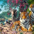 Puzzle - Castorland - Rezerwat tygrysów