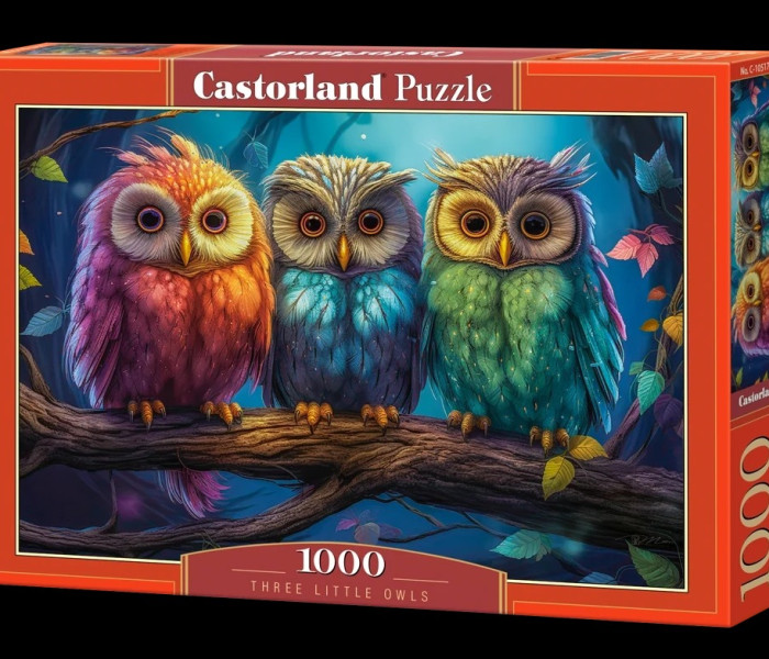 Puzzle - Castorland - Trzy małe sowy