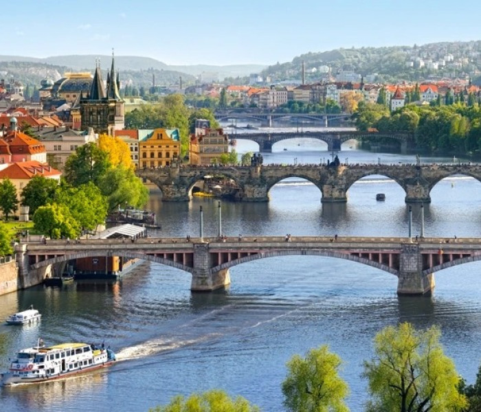 Puzzle - Castorland - Mosty Wełtawy w Pradze