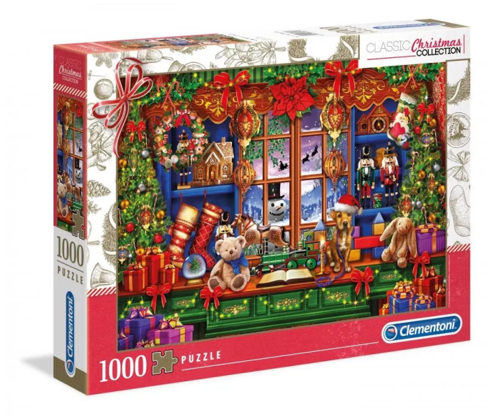 Puzzle - Clementoni - Christmas Collection: Stary sklepik świąteczny