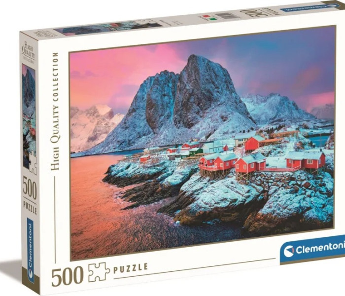 Puzzle - Clementoni - Wieś Hamnøy, Norwegia