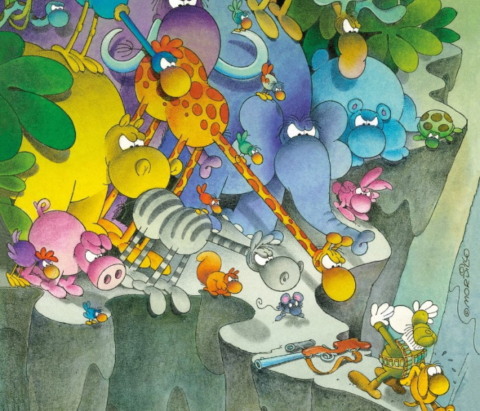 Puzzle - Clementoni - Guillermo Mordillo: Poddać się