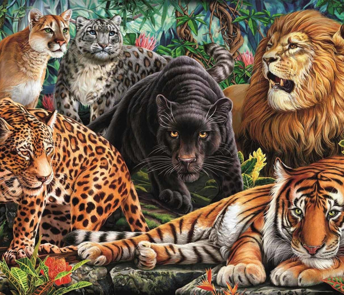 Puzzle - Clementoni - Zwierzęta kotowate
