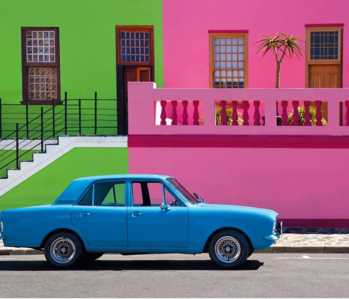 Puzzle - Clementoni - Niebieski samochód