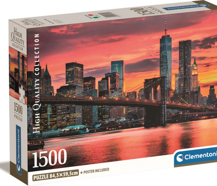 Puzzle - Clementoni - East River o zmierzchu