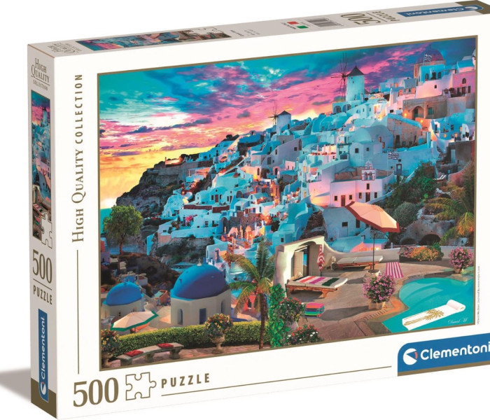 Puzzle - Clementoni - Santorini, Grecja