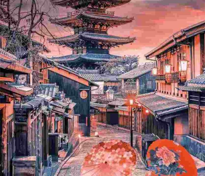 Puzzle - Clementoni - Wieczór w Kioto