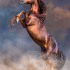 Puzzle - Clementoni - Duży czerwony ogier