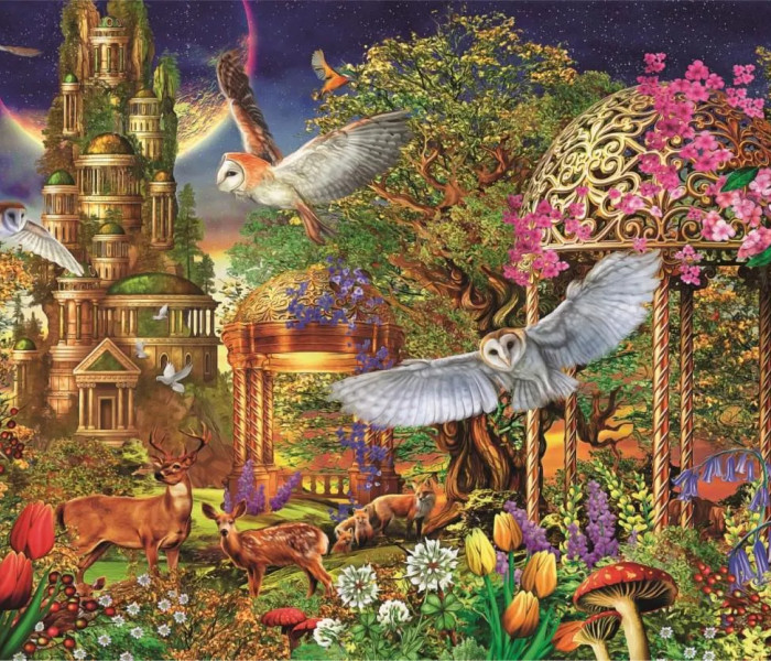 Puzzle - Clementoni - Leśny Ogród Fantazji