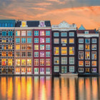 Puzzle - Clementoni - Tętniący życiem Amsterdam - Puzzle Panoramiczne