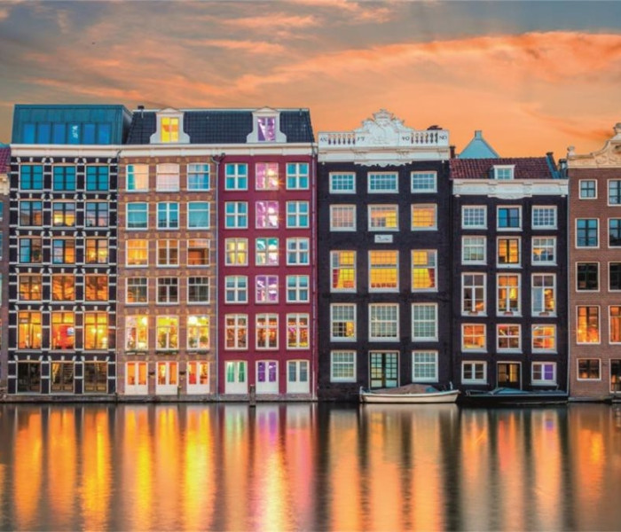 Puzzle - Clementoni - Tętniący życiem Amsterdam - Puzzle Panoramiczne