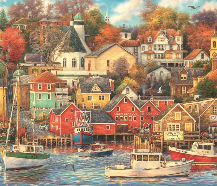 Puzzle - Clementoni - Port Dobrych Czasów