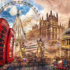 Puzzle - Clementoni - Vintage London