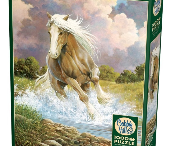 Puzzle - Cobble Hill - Koń biegnący przez rzekę