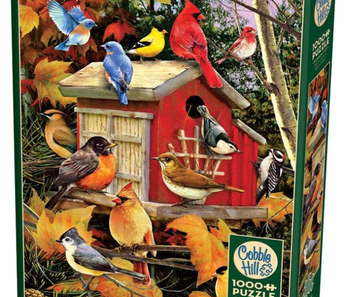 Puzzle - Cobble Hill - Jesienna budka dla ptaków