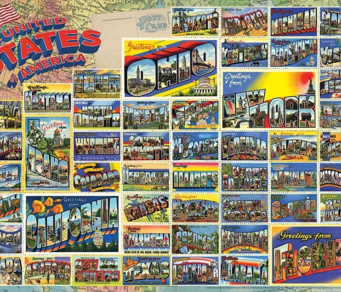 Puzzle - Cobble Hill - Amerykańskie pocztówki