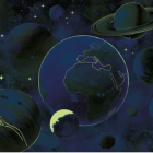 Puzzle - Dino - Planety Świecąca układanka