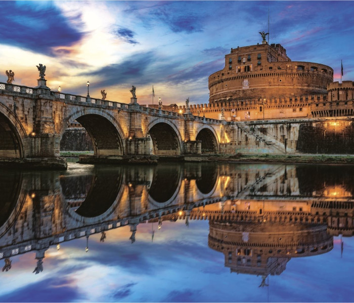 Puzzle - Dino - Zamek Anioła Świecąca układanka