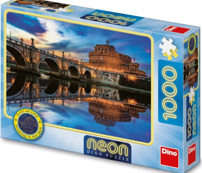 Puzzle - Dino - Zamek Anioła Świecąca układanka