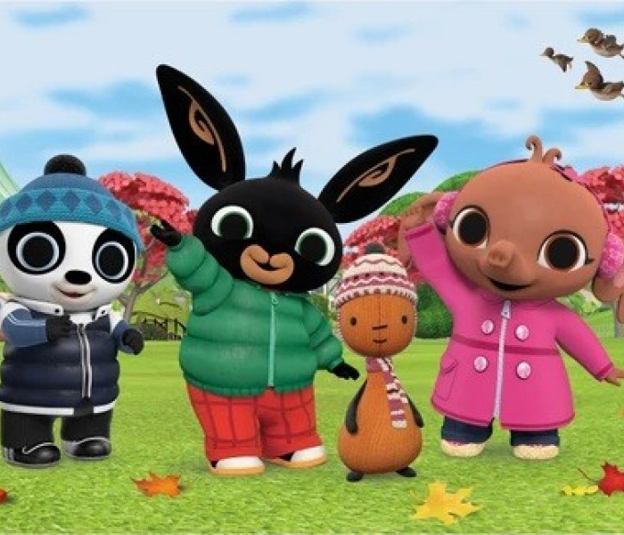 Puzzle - Dino - Bing jesienią