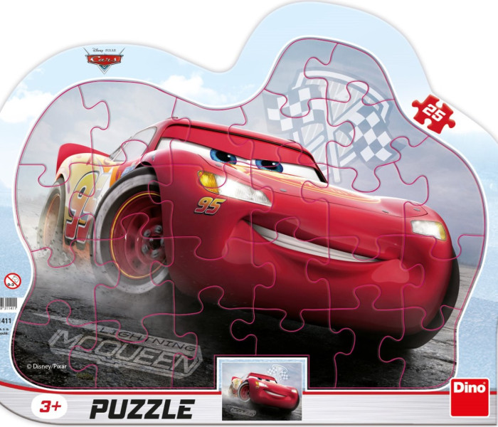 Puzzle - Dino - Błyskawica McQueen