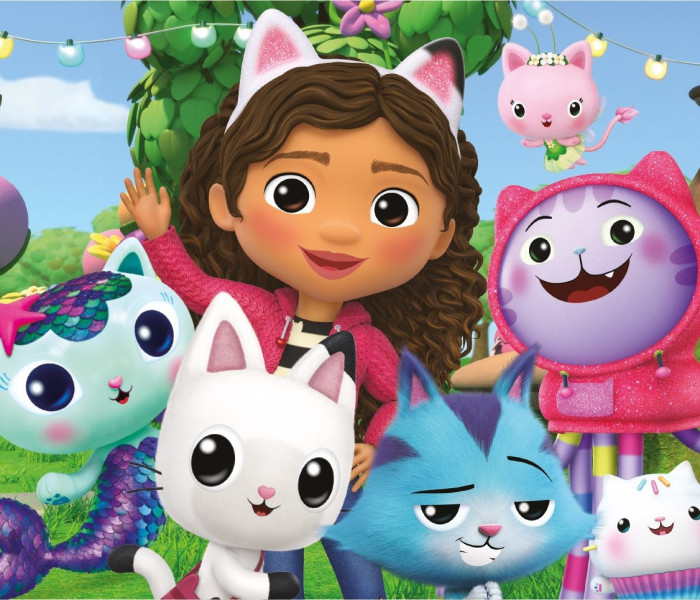 Puzzle - Dino - Gabi w ogrodzie