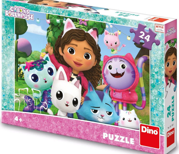 Puzzle - Dino - Gabi w ogrodzie