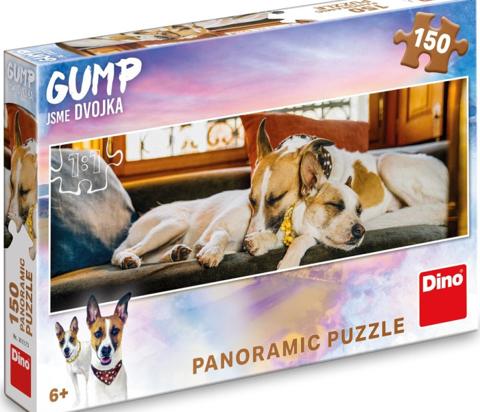 Puzzle - Dino - Gump na kanapie