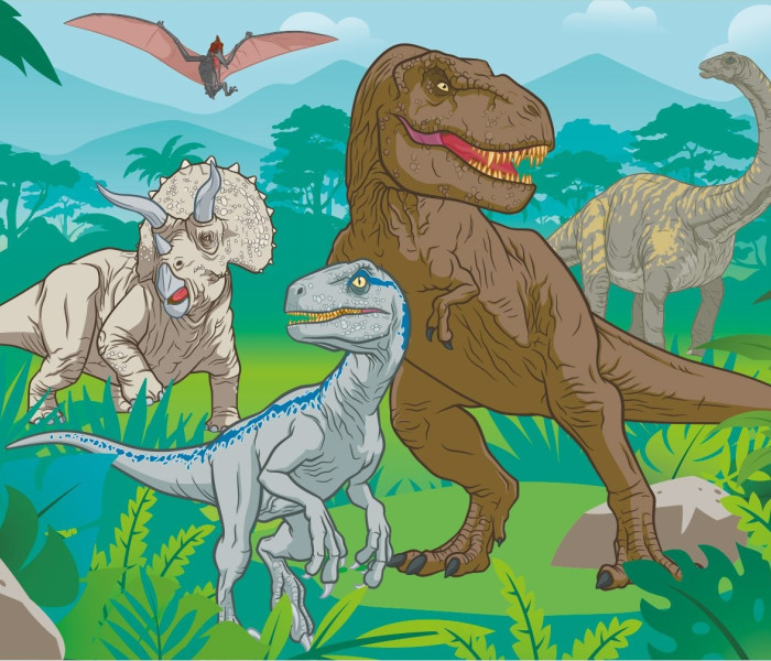 Puzzle - Dino - Świat Jurajski