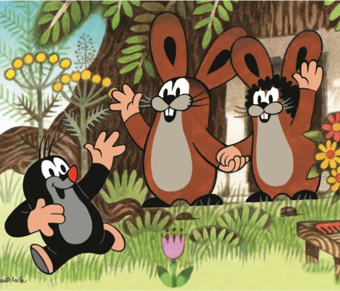 Puzzle - Dino - Kret i przyjaciele