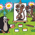 Puzzle - Dino - Kret dla malarzy