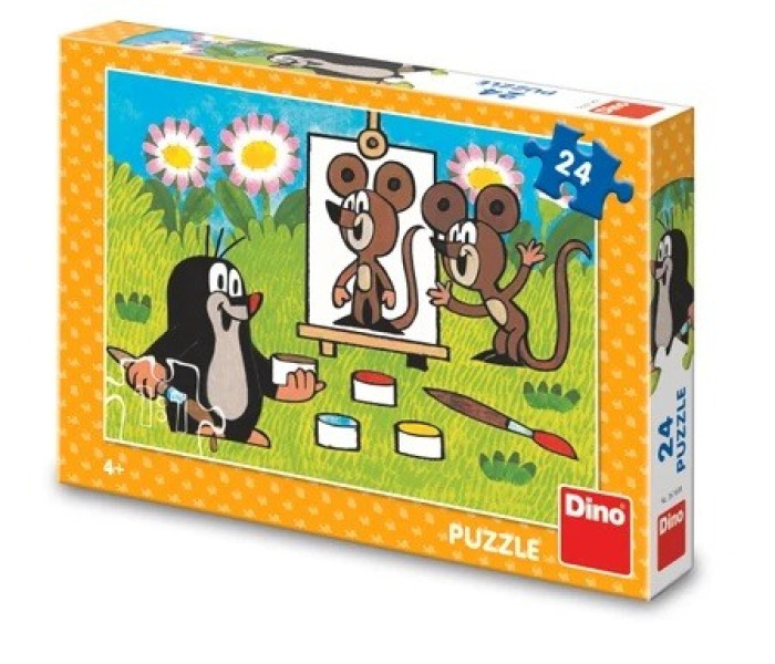 Puzzle - Dino - Kret dla malarzy
