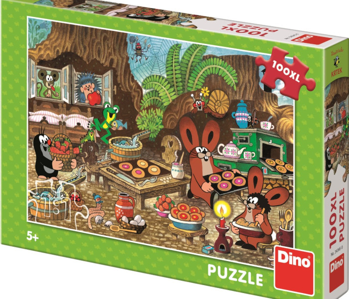 Puzzle - Dino - Kret w kuchni