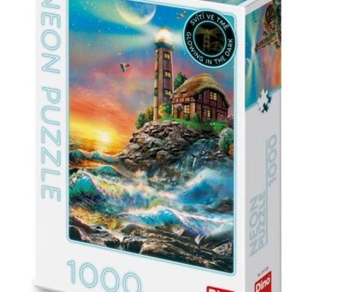 Puzzle - Dino - Latarnia morska Świecąca układanka