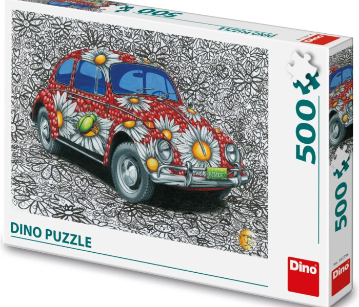 Puzzle - Dino - Malowany VW Garbus