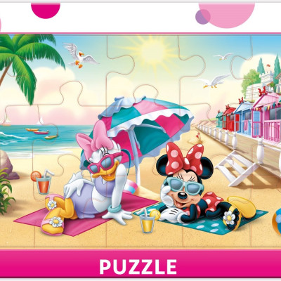Minnie i Daisy na plaży