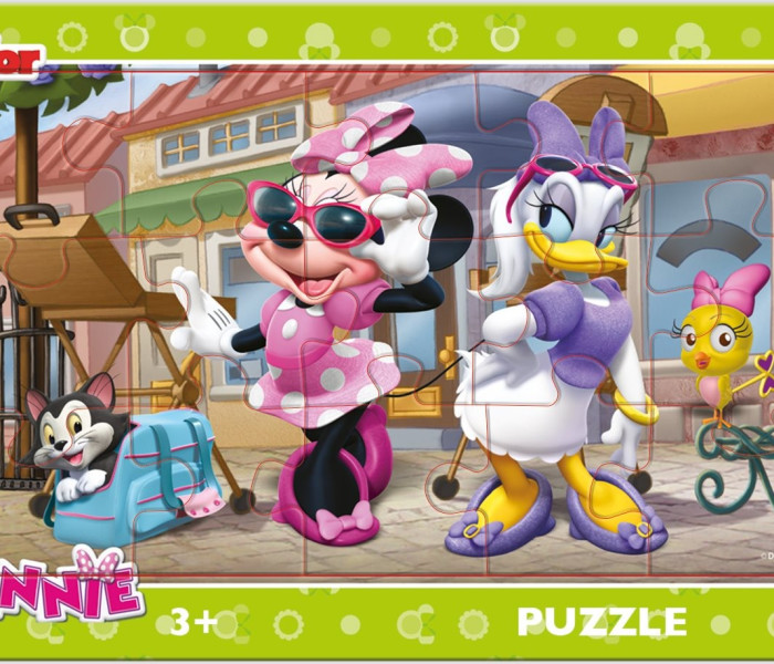 Puzzle - Dino - Minnie na Montmartre